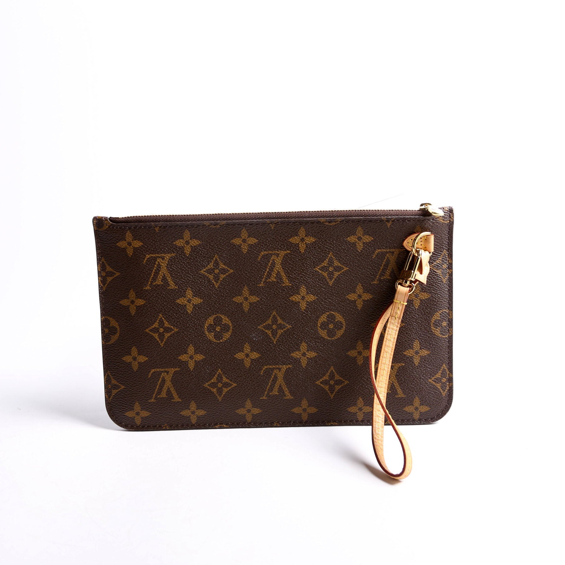 Louis Vuitton Pochette Only Monogram Neverfull Beige