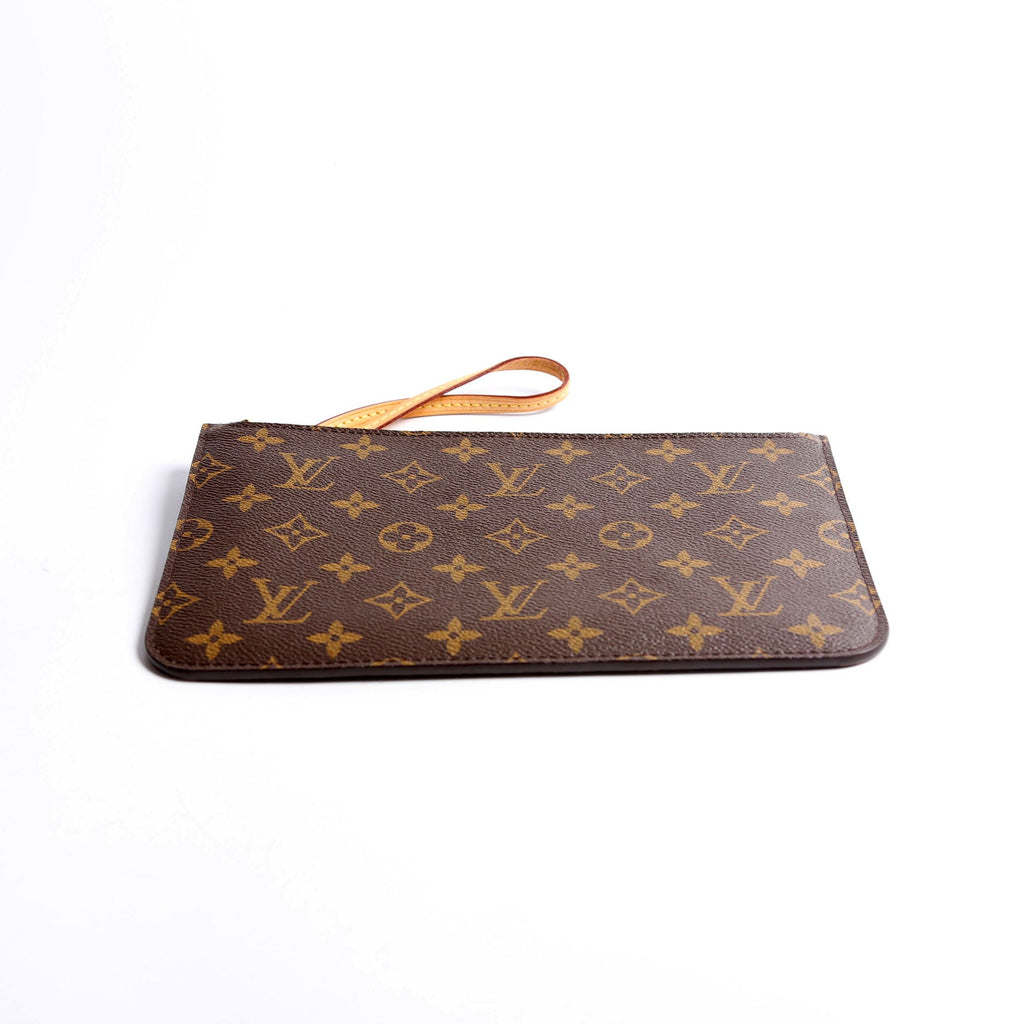 Louis Vuitton Pochette Only Monogram Neverfull Beige