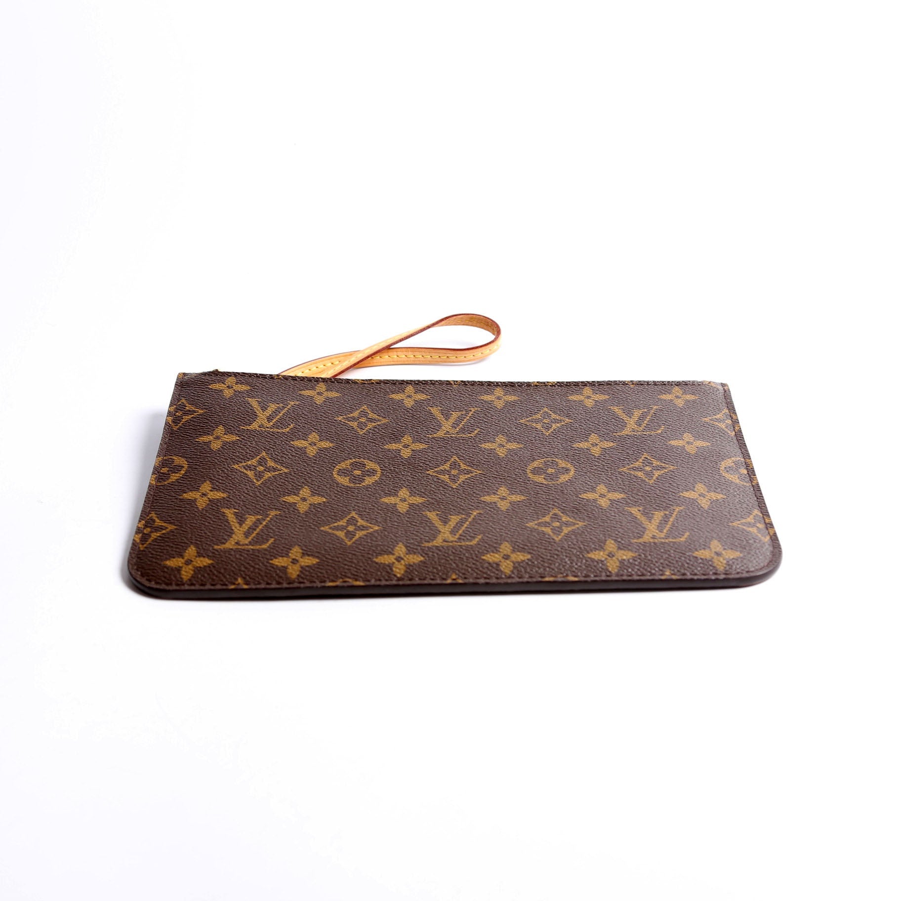 Louis Vuitton Pochette Only Monogram Neverfull Beige