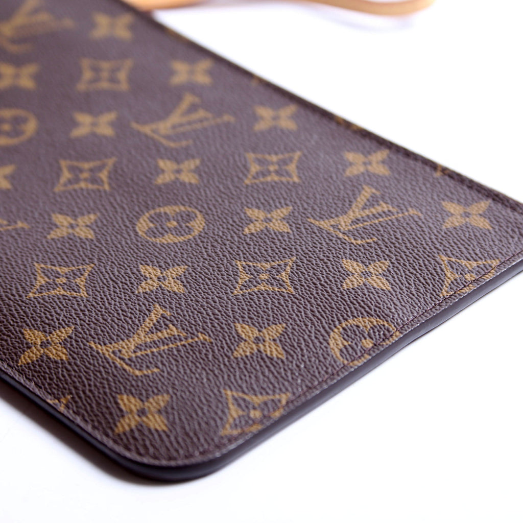 Louis Vuitton Pochette Only Monogram Neverfull Beige