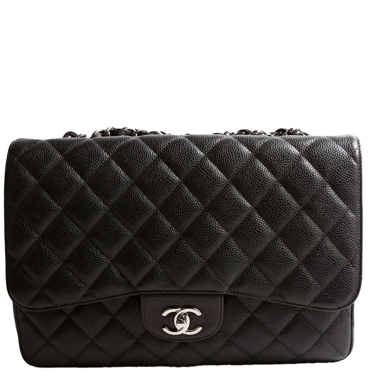 Chanel Classic Flap Jumbo Caviar 10-13M