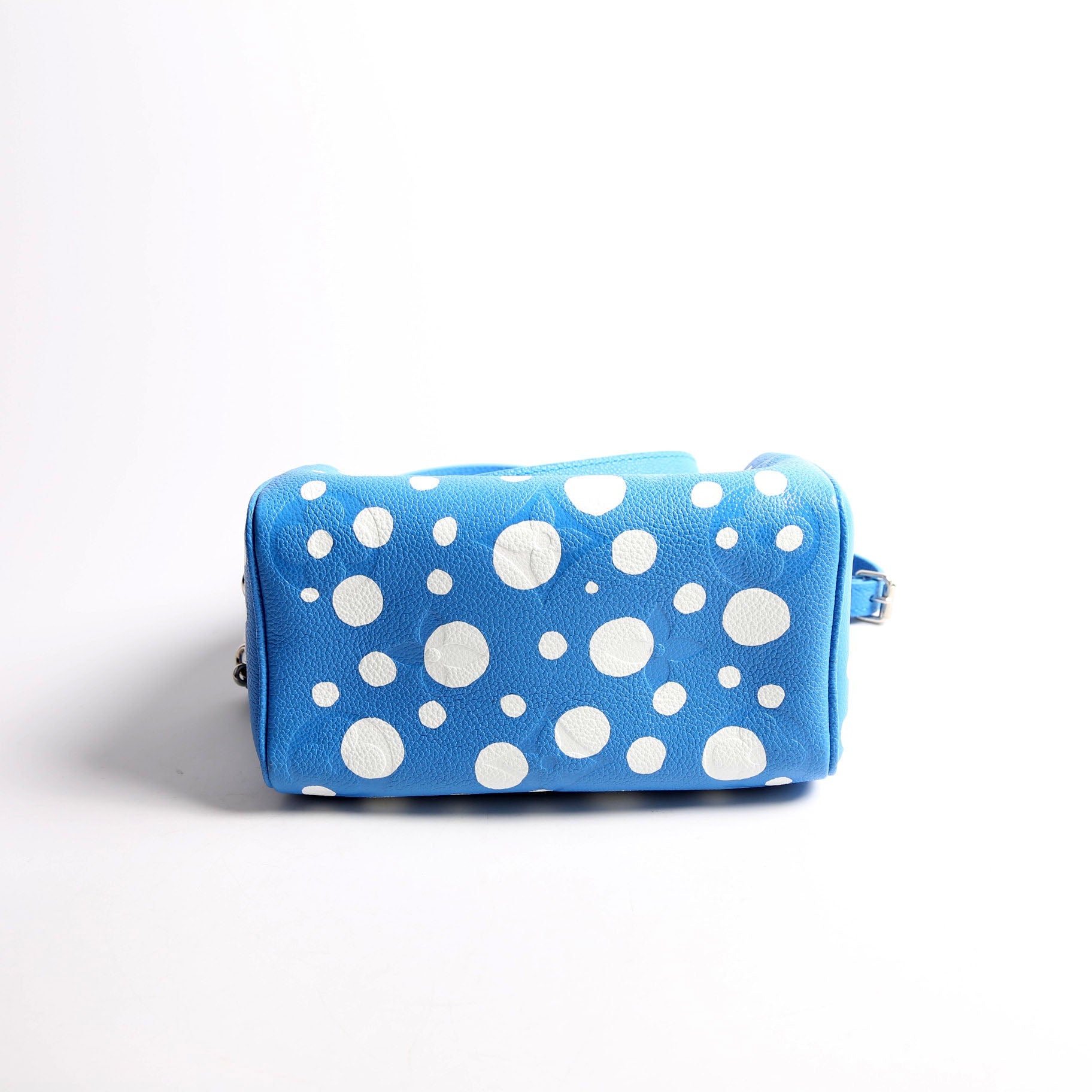 Louis Vuitton Speedy 20 Bandouliere Kusama Dots Empreinte Blue