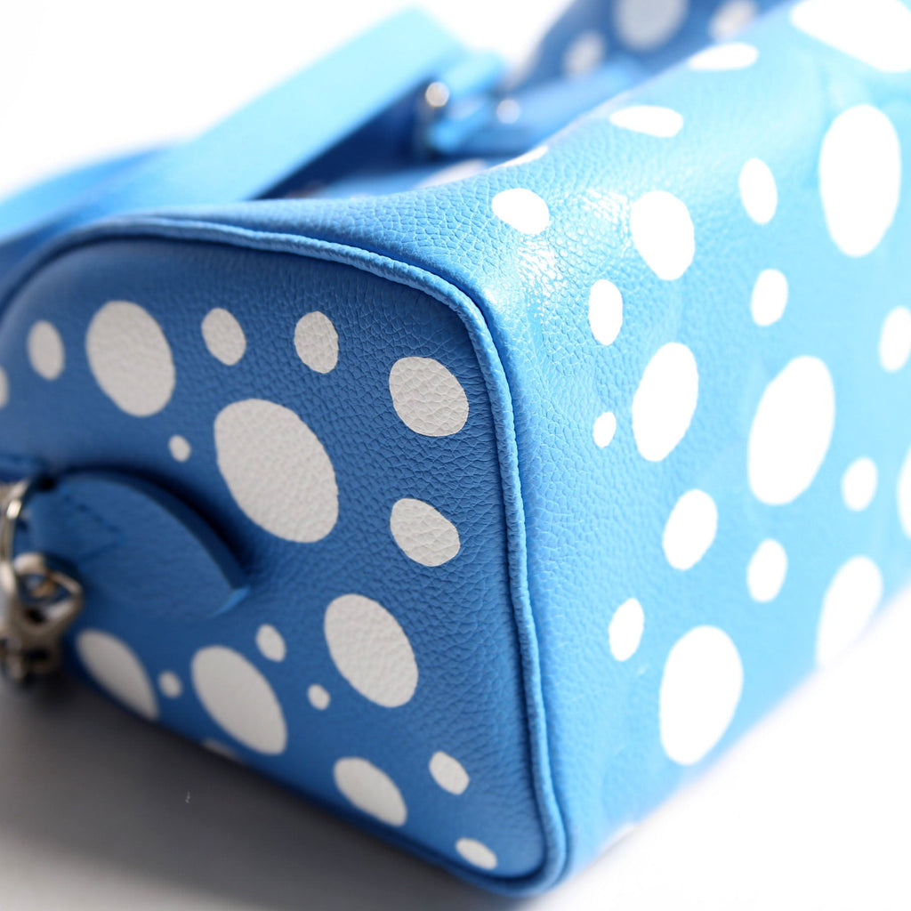 Louis Vuitton Speedy 20 Bandouliere Kusama Dots Empreinte Blue