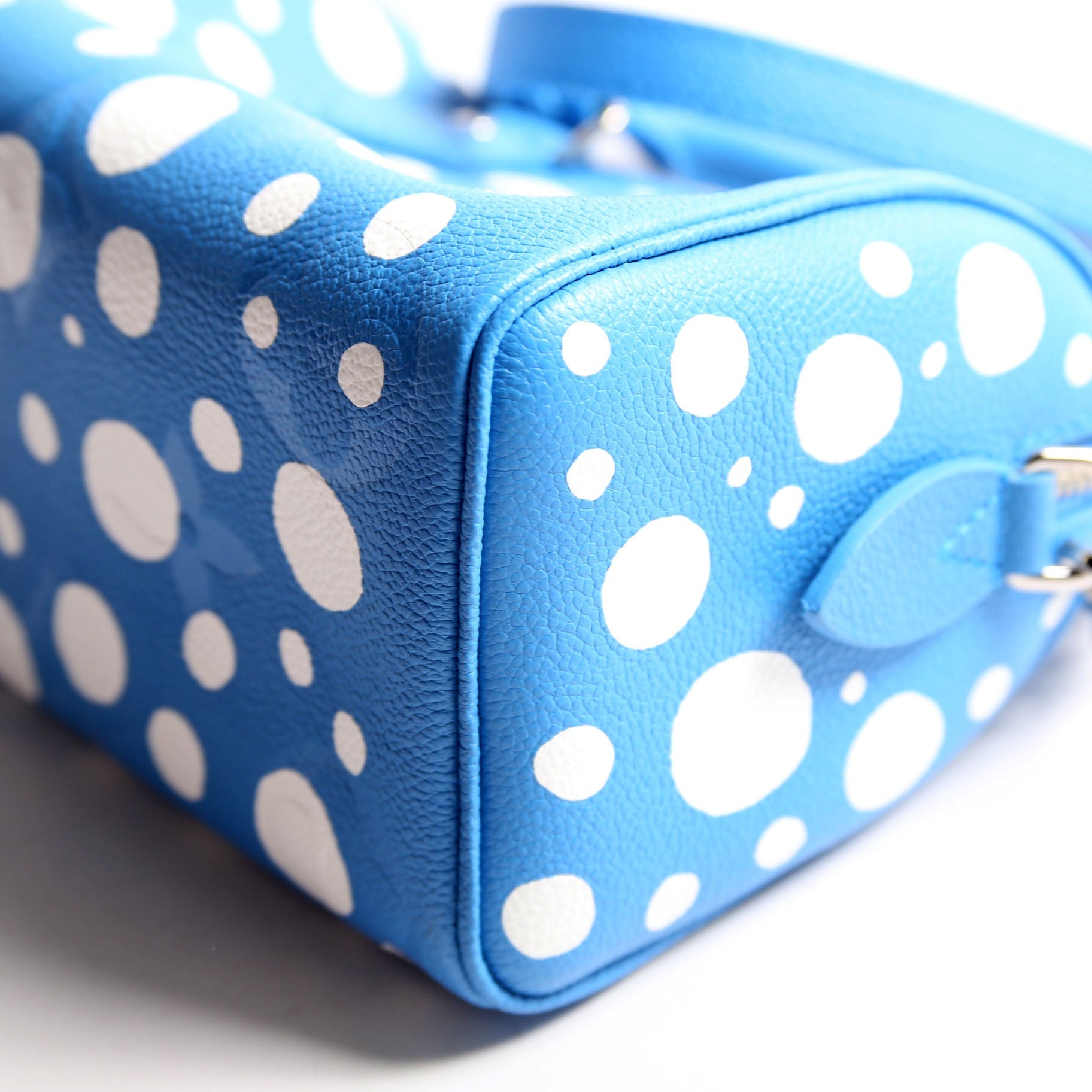 Louis Vuitton Speedy 20 Bandouliere Kusama Dots Empreinte Blue
