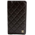 Chanel Quilted CC Agenda Cover Lambskin 22MM Black/Brown
