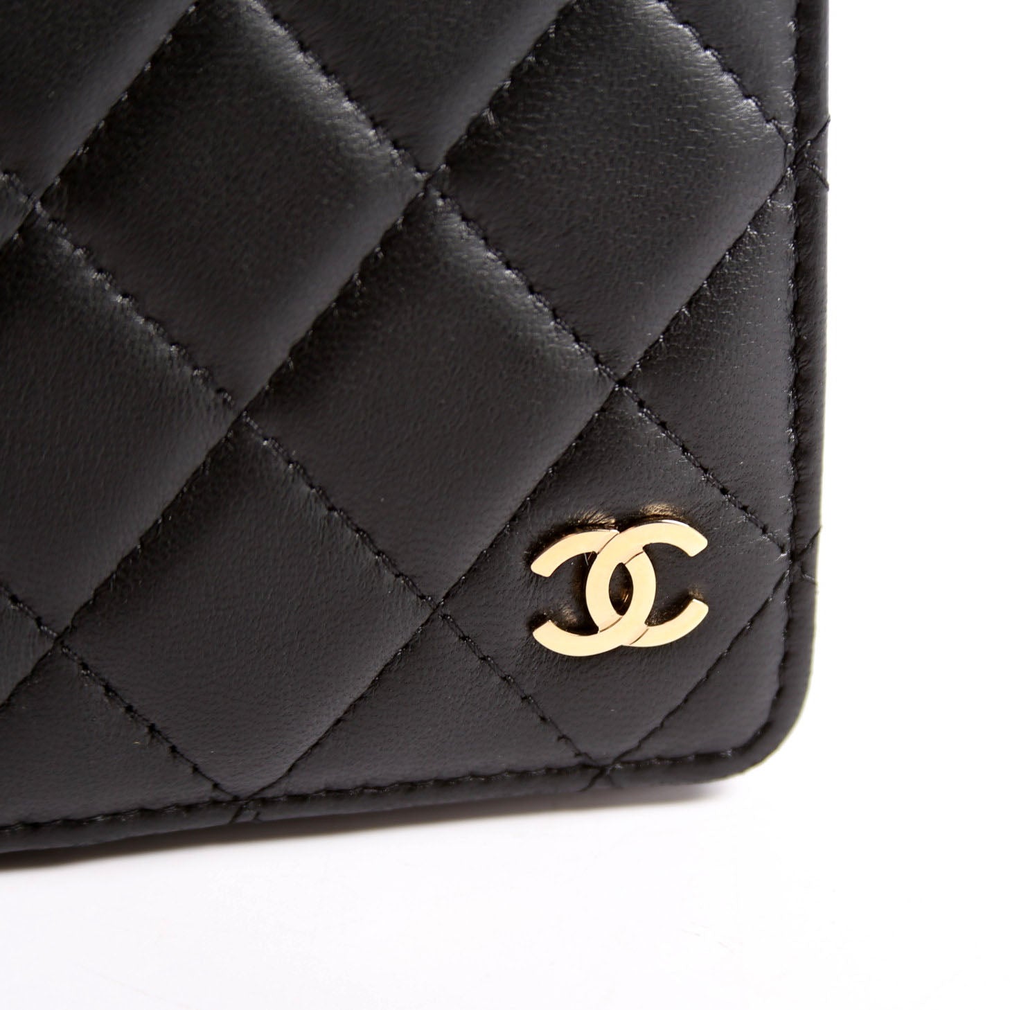 Chanel Quilted CC Agenda Cover Lambskin 22MM Black/Brown