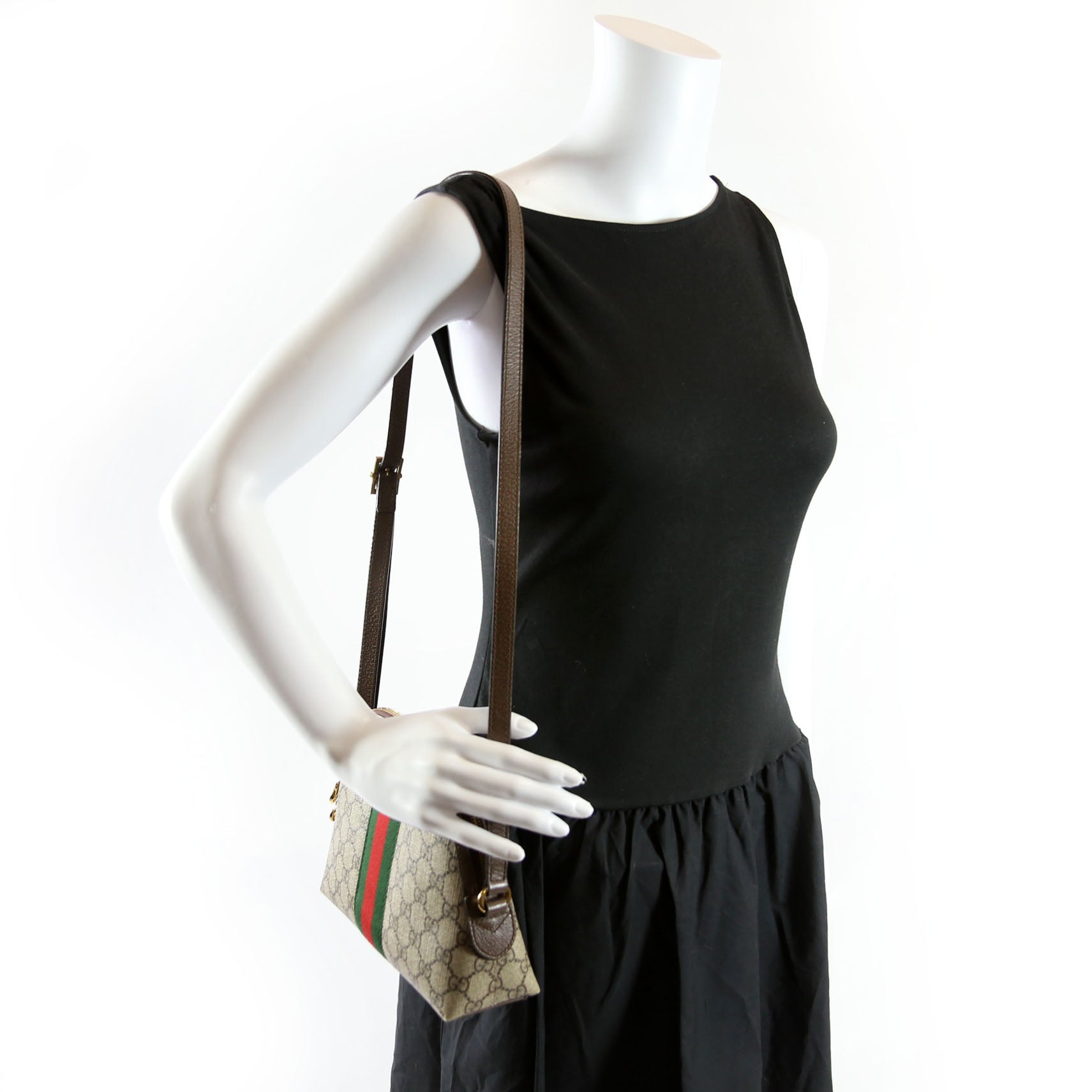 Gucci 499621 Ophidia GG Small Crossbody Brown