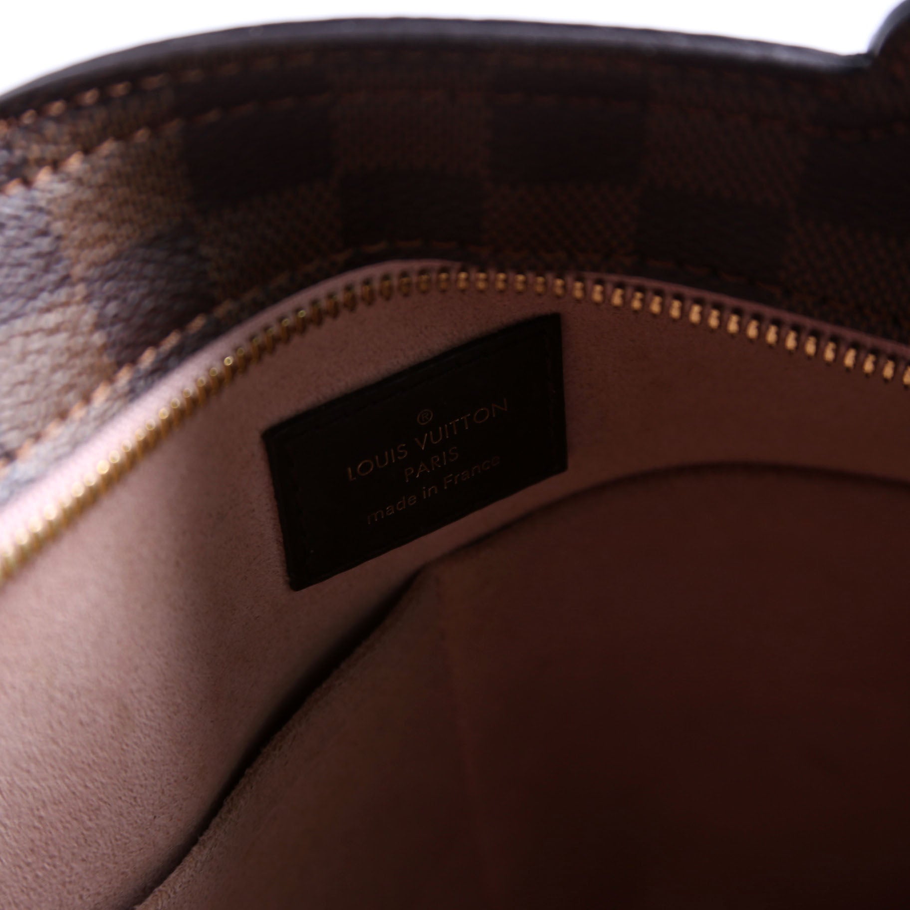 Louis Vuitton Jersey Bag Damier Ebene Pink