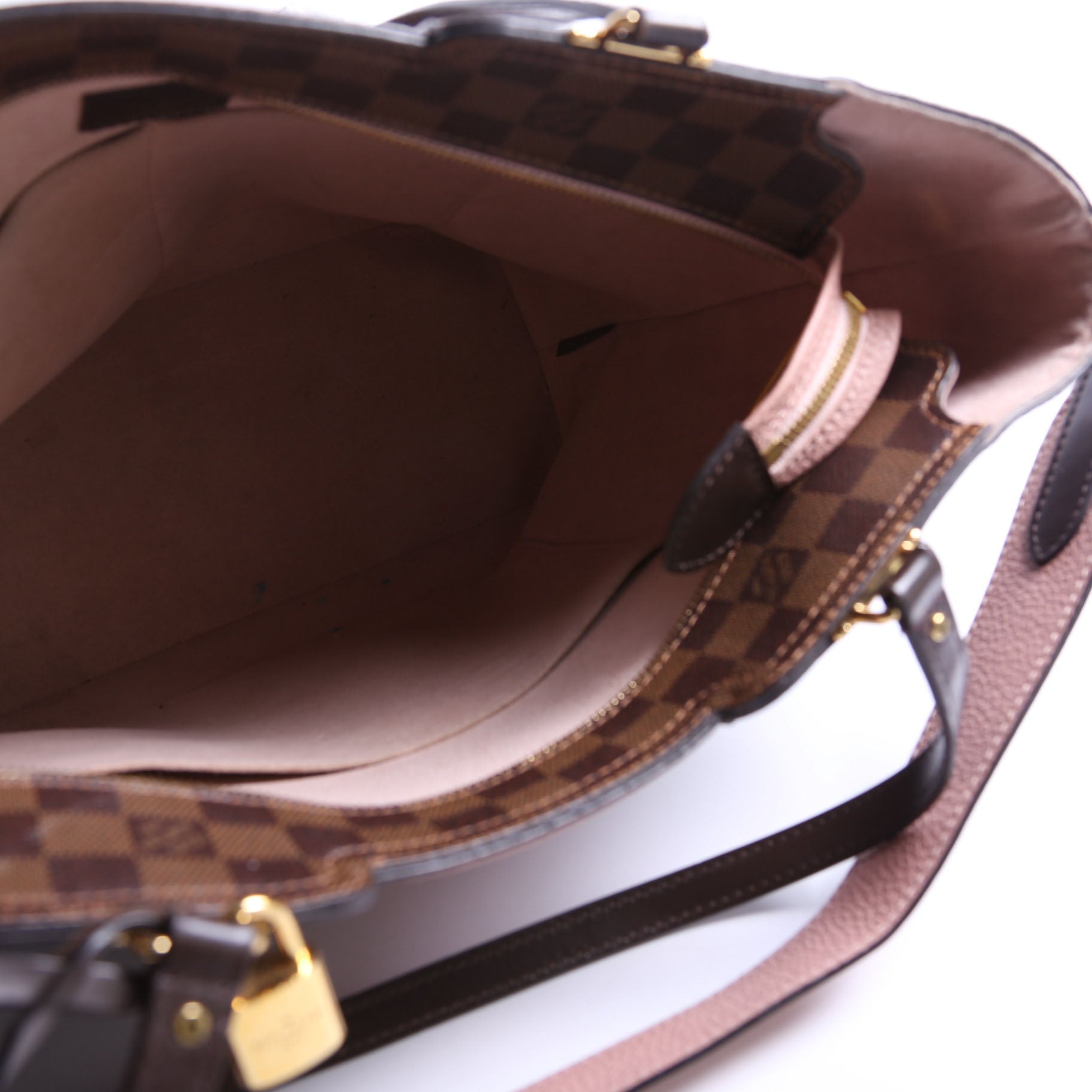 Louis Vuitton Jersey Bag Damier Ebene Pink