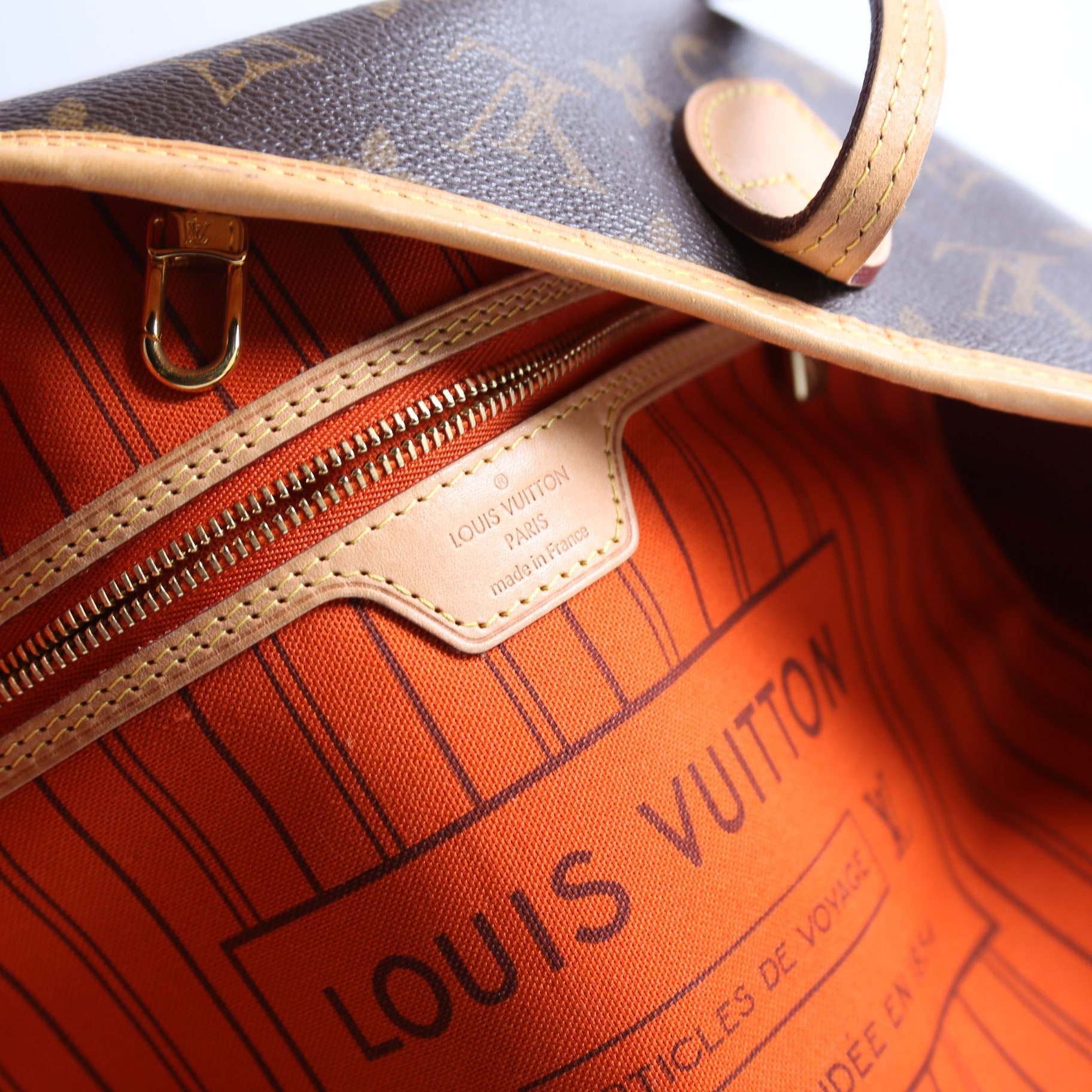 Louis Vuitton Neverfull MM Monogram Orange