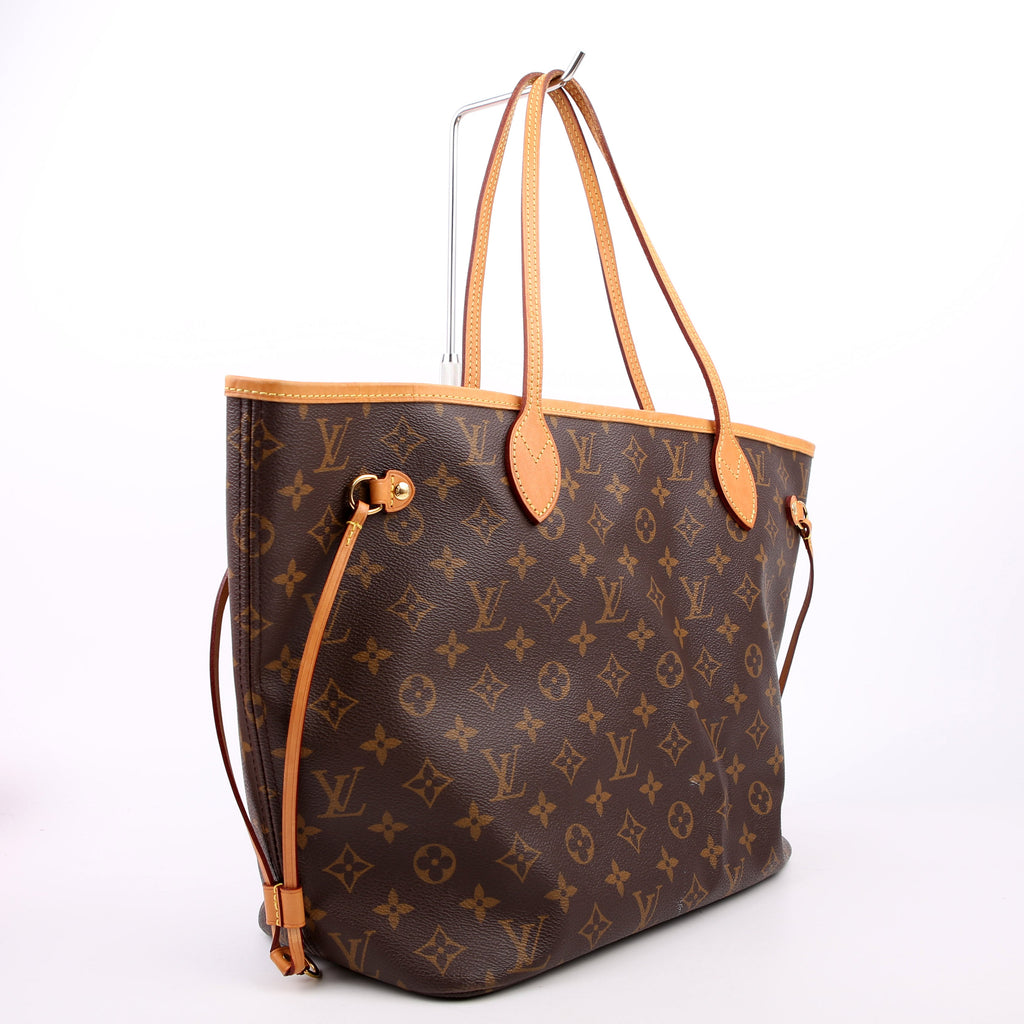 Louis Vuitton Neverfull with Wallet MM Monogram Pink