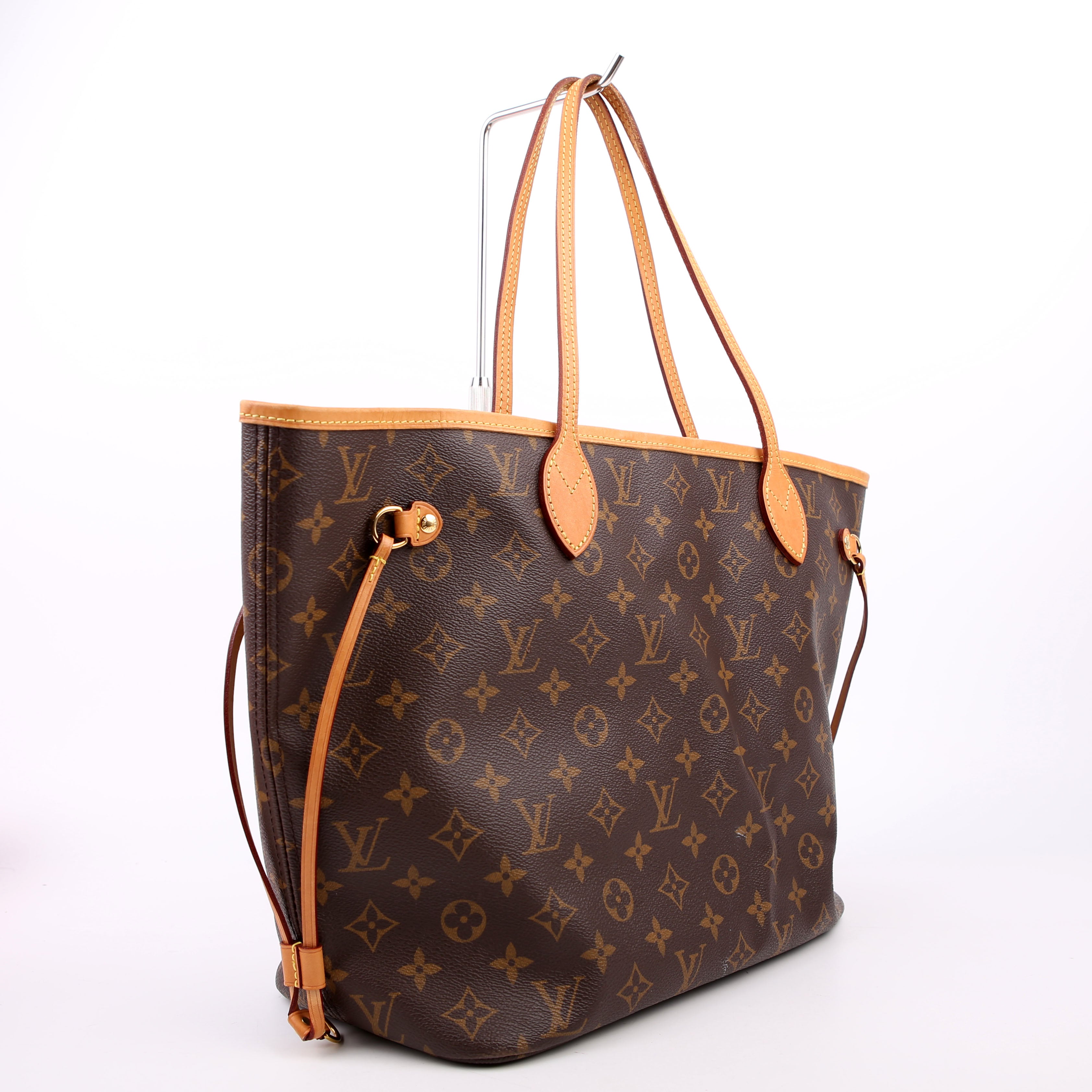 Louis Vuitton Neverfull with Wallet MM Monogram Pink