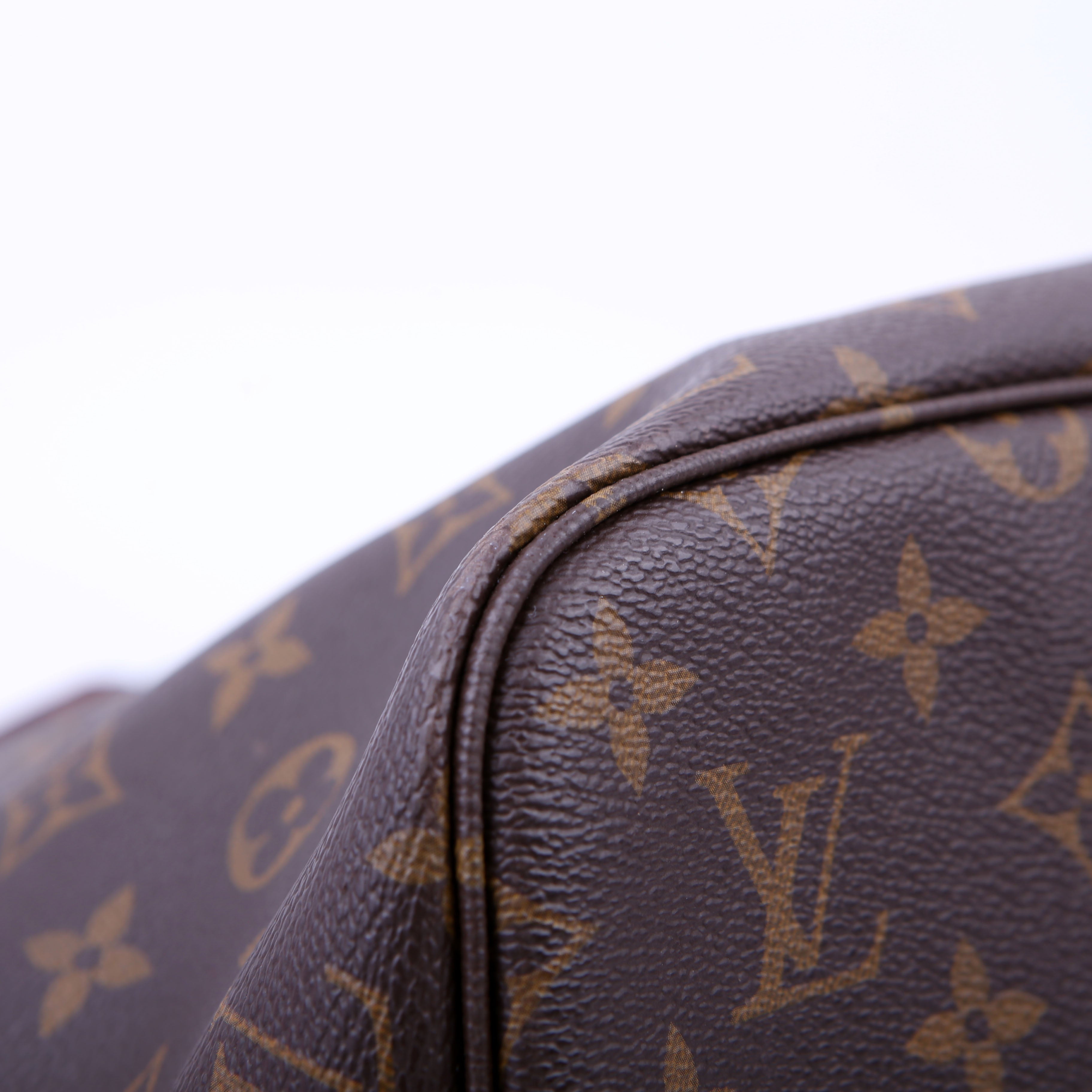 Louis Vuitton Neverfull with Wallet MM Monogram Pink