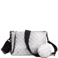 Louis Vuitton In The Loop Trio Pouch Damier Glitter Black/Silver