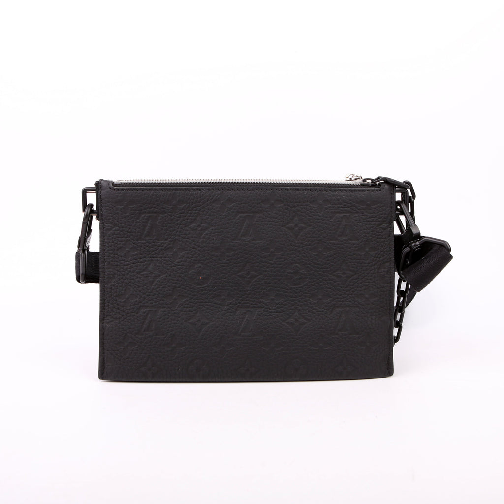 Louis Vuitton In The Loop Trio Pouch Damier Glitter Black/Silver