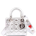 Christian Dior Lady Dior ABCDior Small Silver