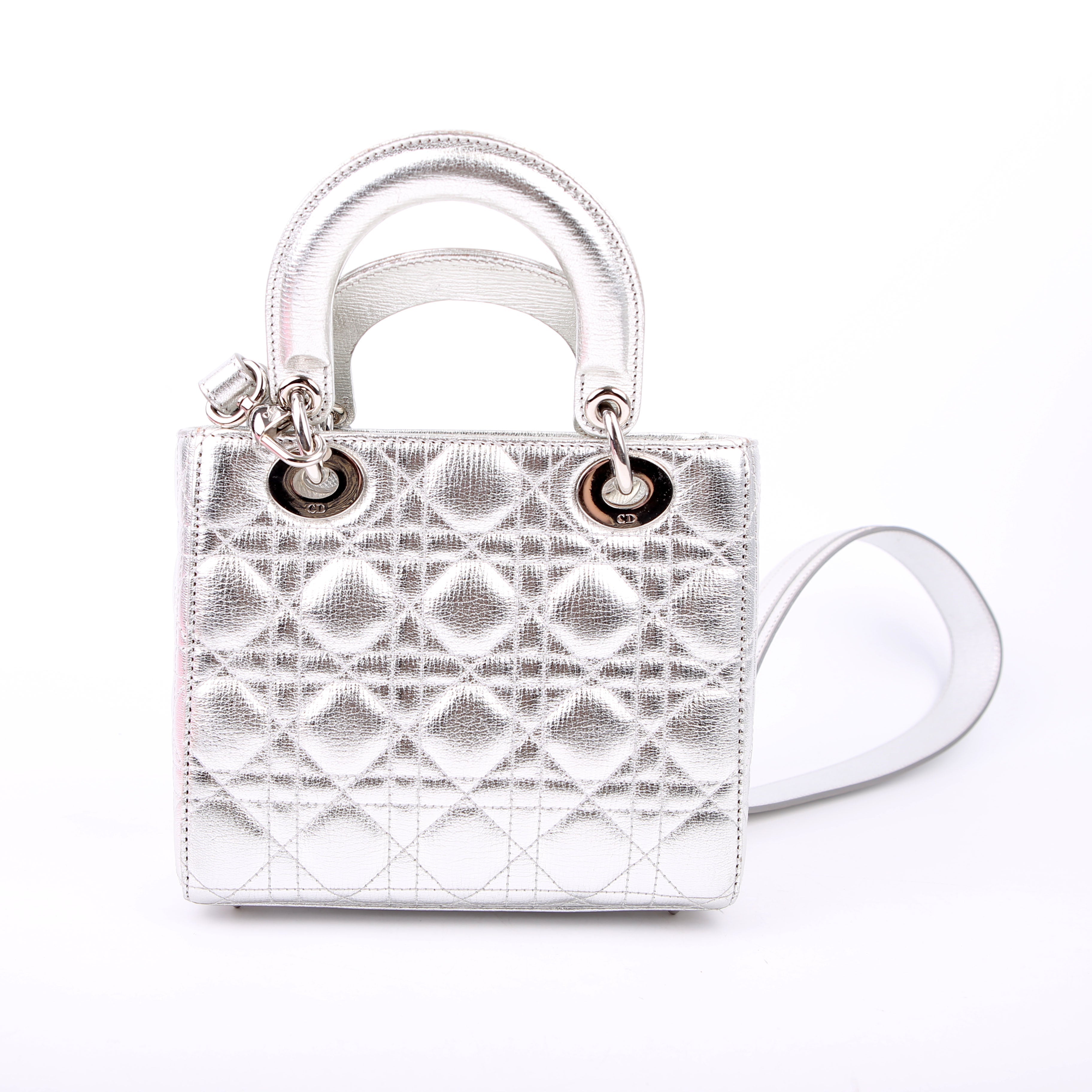 Christian Dior Lady Dior ABCDior Small Silver