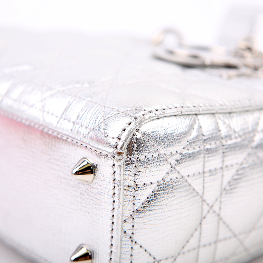 Christian Dior Lady Dior ABCDior Small Silver