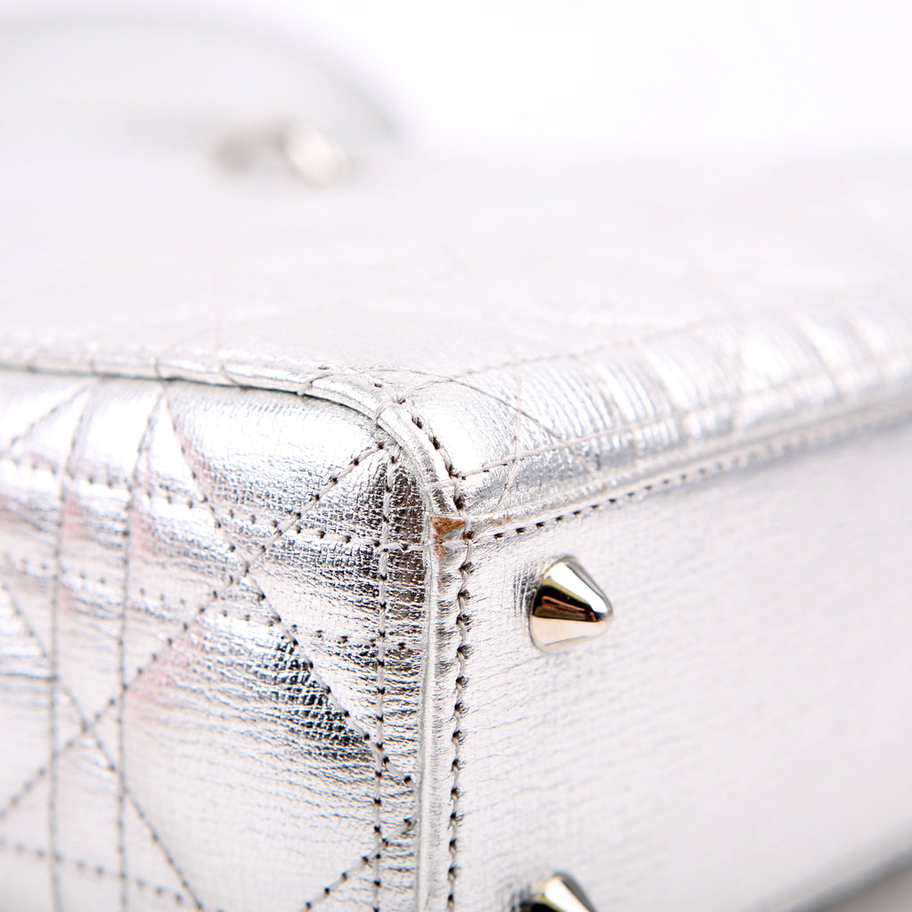 Christian Dior Lady Dior ABCDior Small Silver