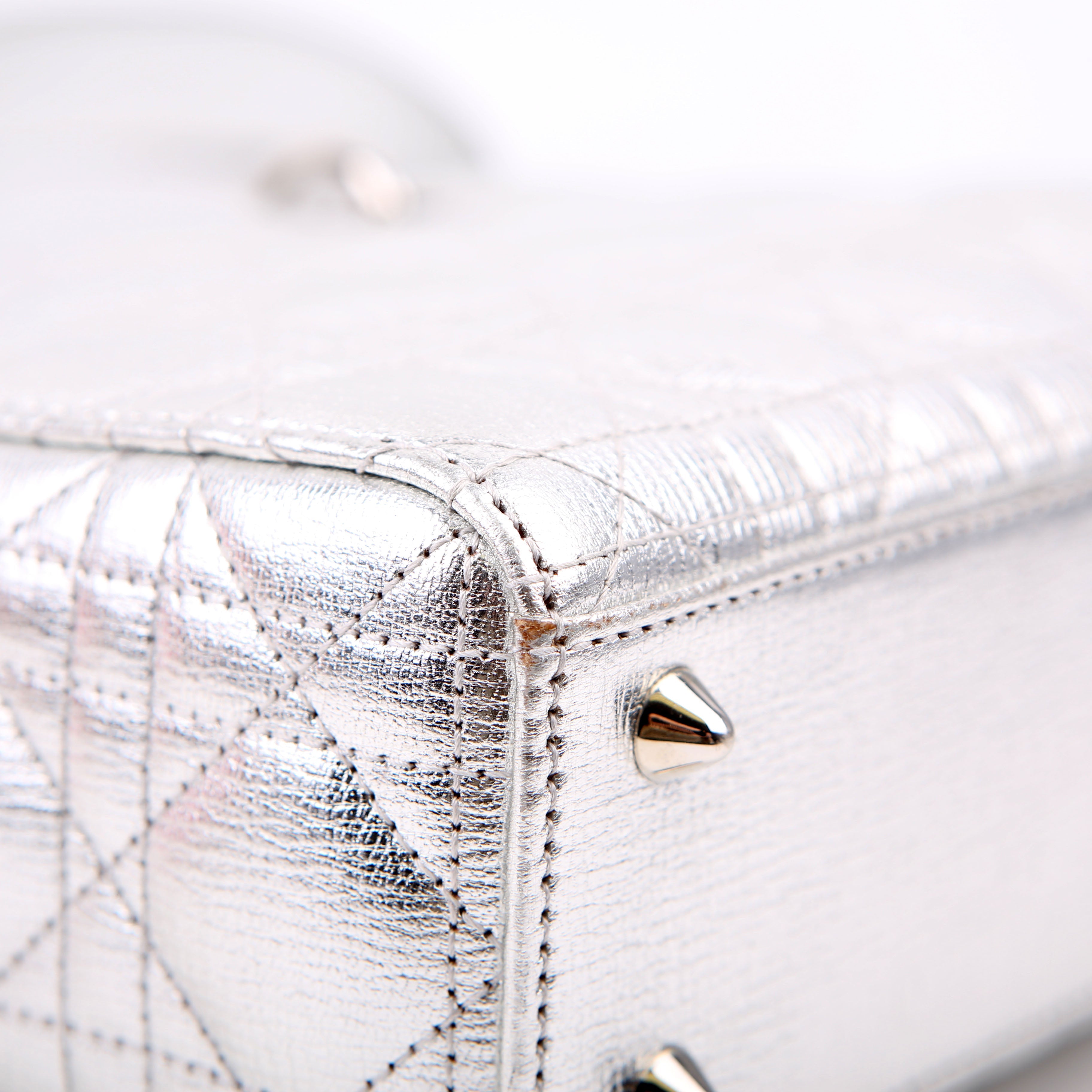 Christian Dior Lady Dior ABCDior Small Silver