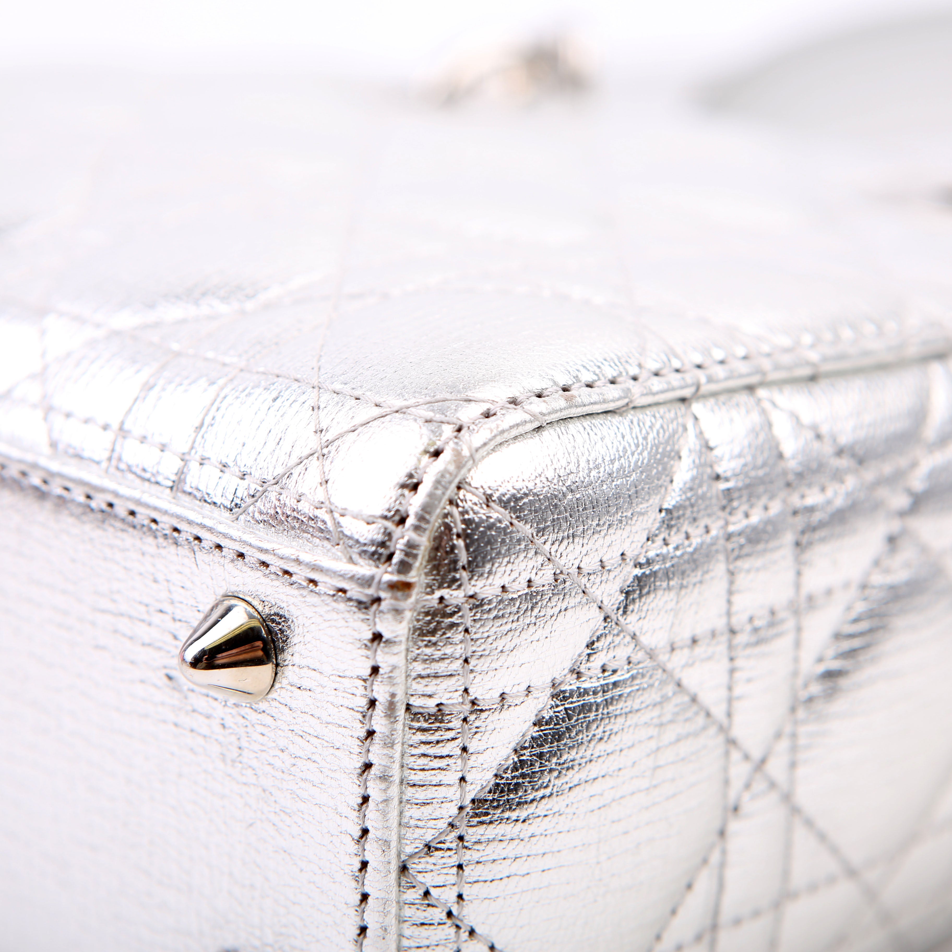 Christian Dior Lady Dior ABCDior Small Silver