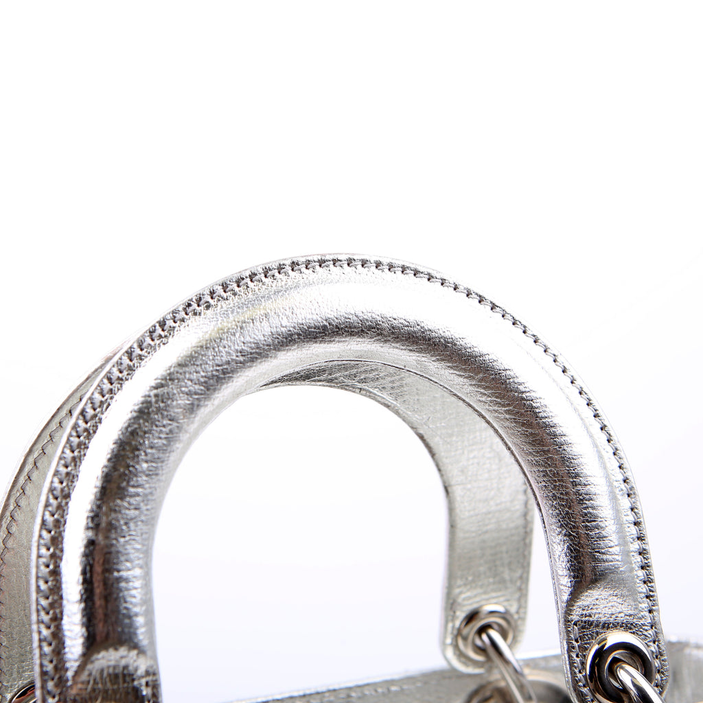 Christian Dior Lady Dior ABCDior Small Silver