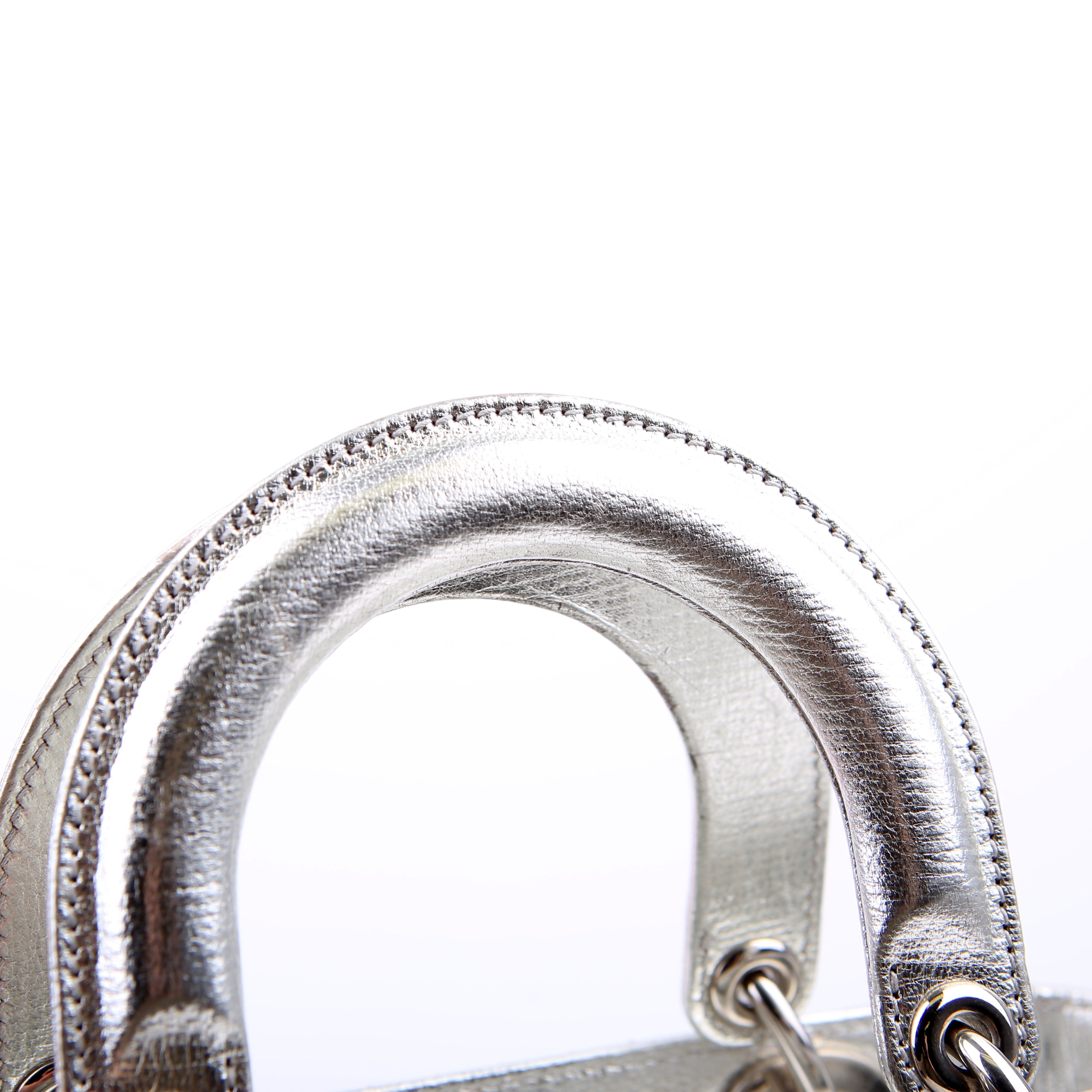 Christian Dior Lady Dior ABCDior Small Silver