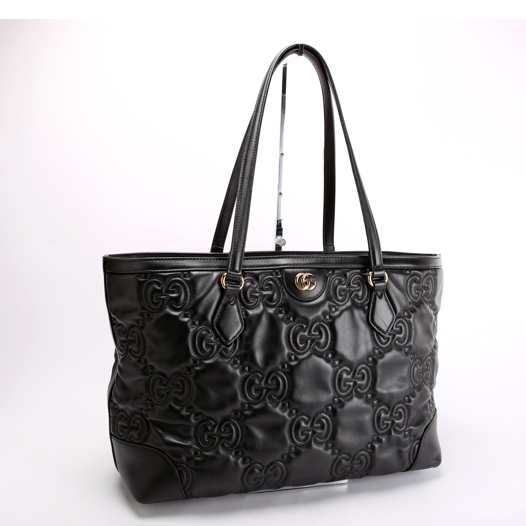 Gucci 631685 GG Matelasse Ophidia Tote Black