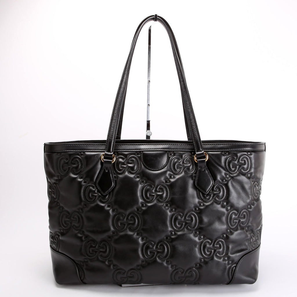 Gucci 631685 GG Matelasse Ophidia Tote Black