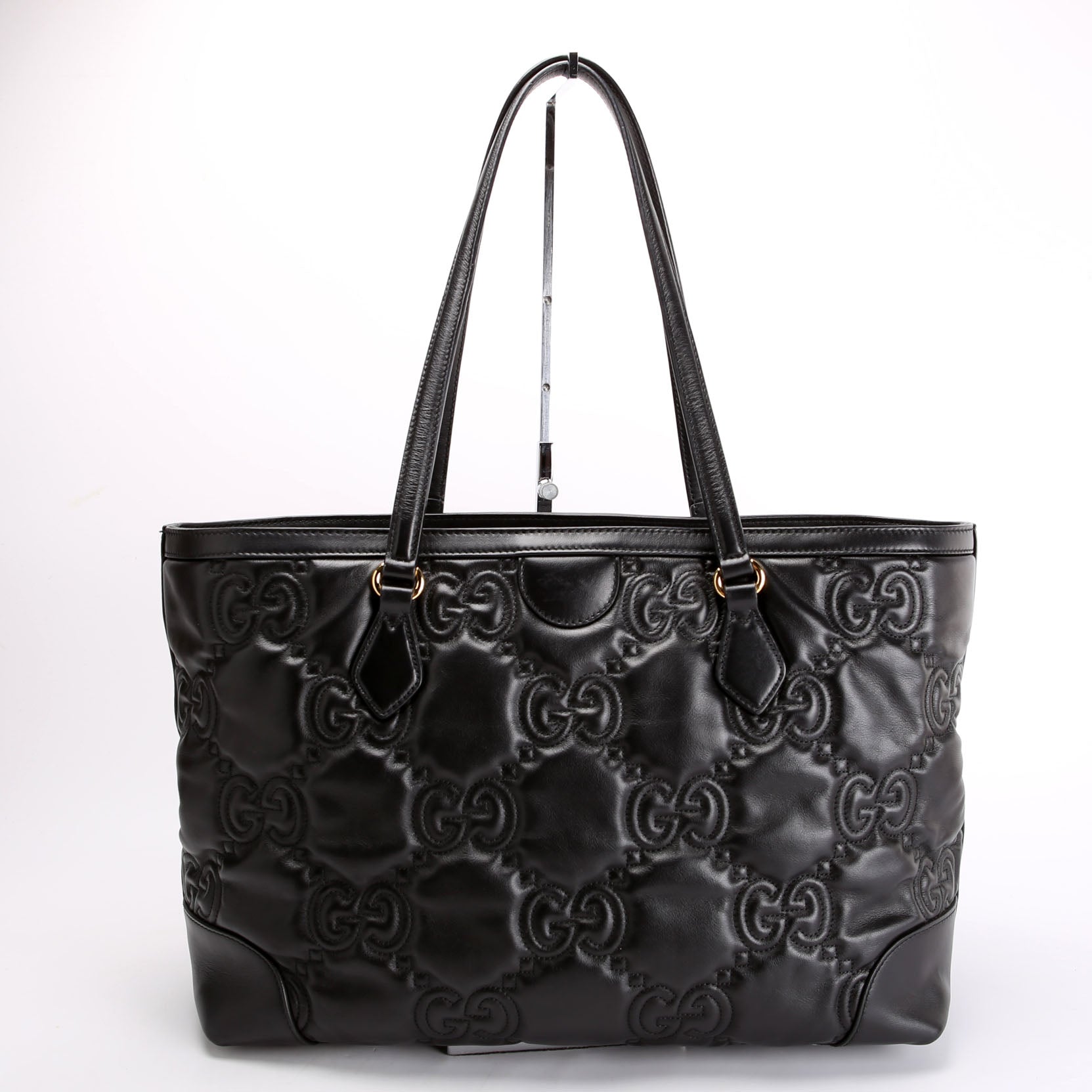 Gucci 631685 GG Matelasse Ophidia Tote Black