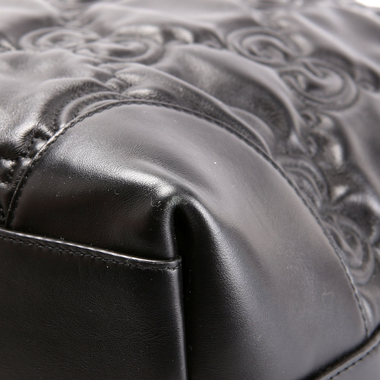 Gucci 631685 GG Matelasse Ophidia Tote Black