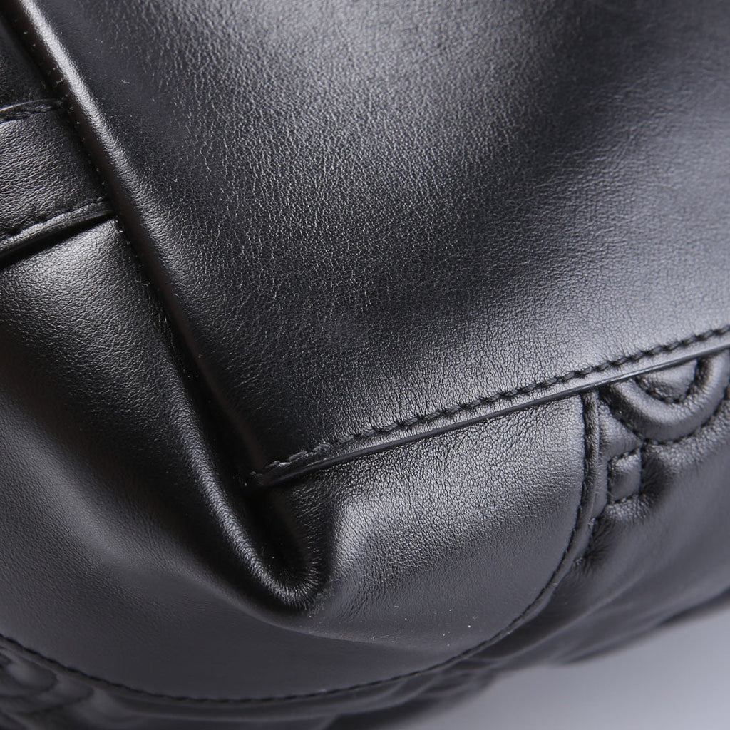Gucci 631685 GG Matelasse Ophidia Tote Black