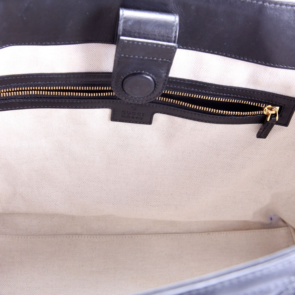 Gucci 631685 GG Matelasse Ophidia Tote Black