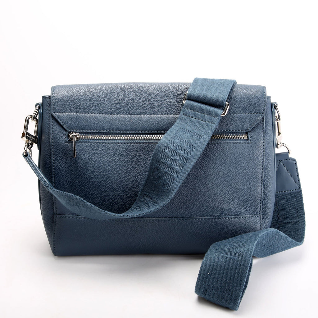 Louis Vuitton Takeoff Messenger Aerogram Calfskin Blue