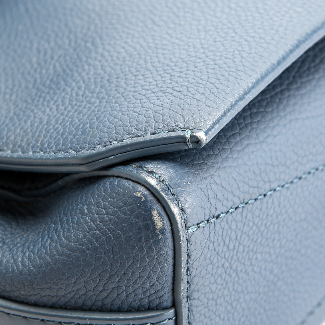 Louis Vuitton Takeoff Messenger Aerogram Calfskin Blue