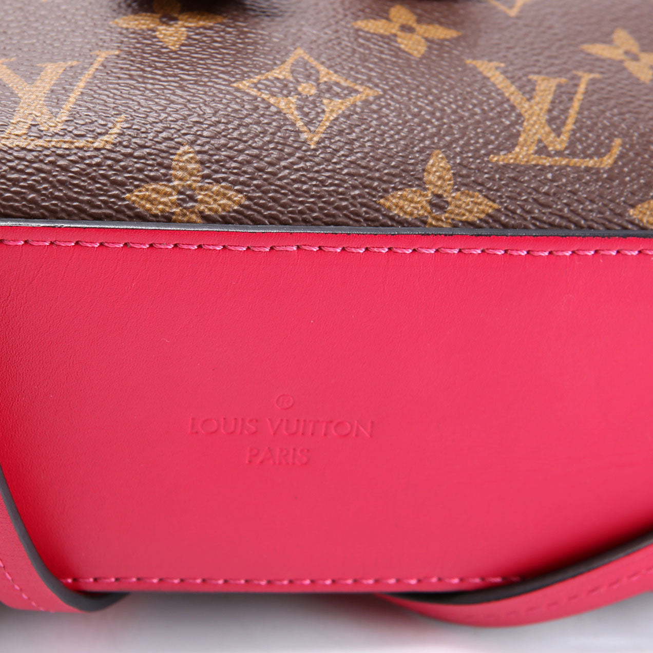 Louis Vuitton Saintonge Monogram Brown/Pink