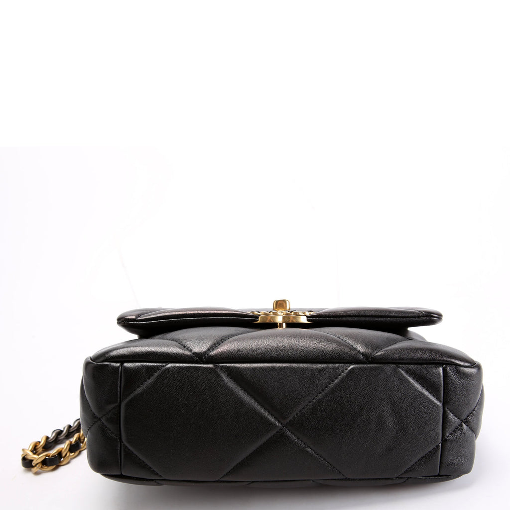 Chanel Quilted Lambskin 19 Small Flap RFID Black