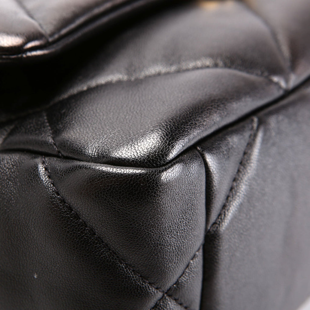 Chanel Quilted Lambskin 19 Small Flap RFID Black