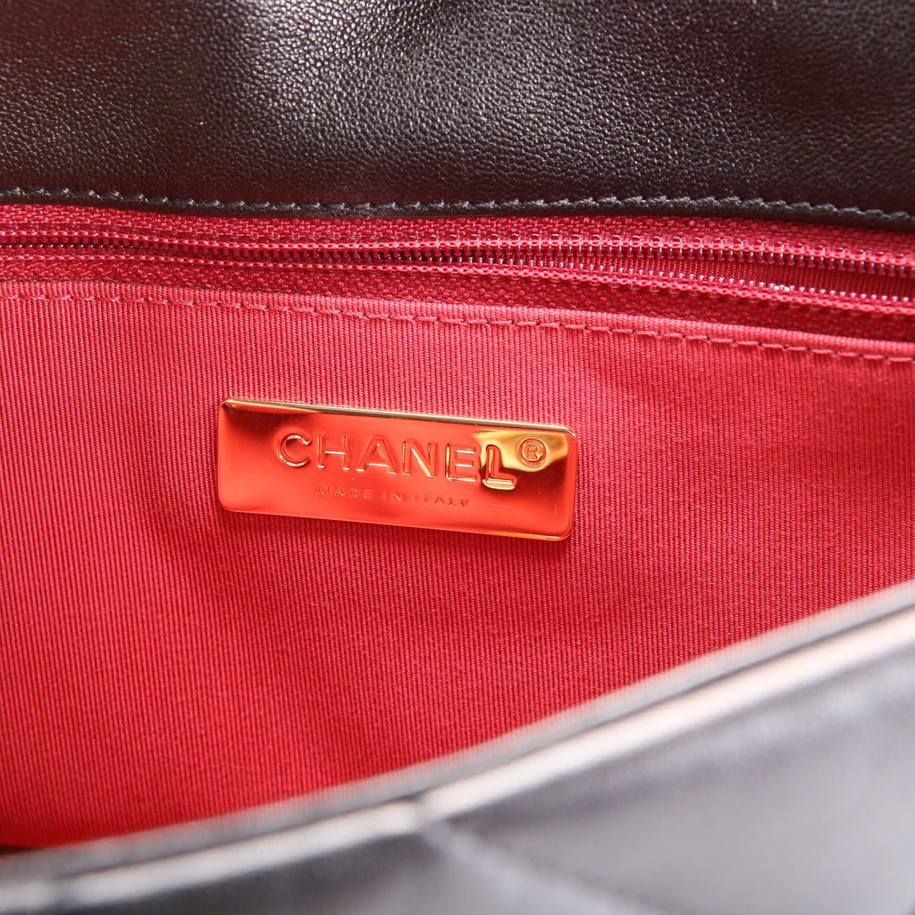 Chanel Quilted Lambskin 19 Small Flap RFID Black