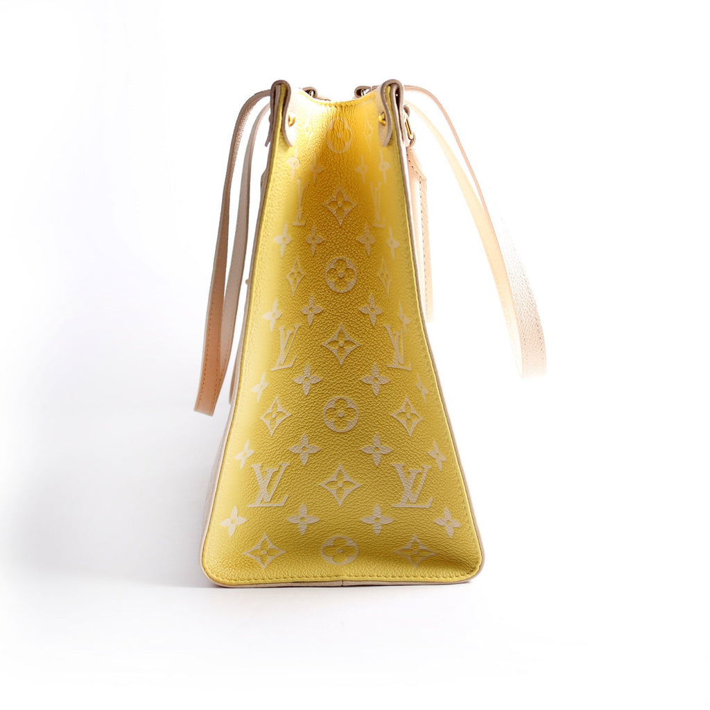 Louis Vuitton ONTHEGO Spring In The City MM Biege/Yellow