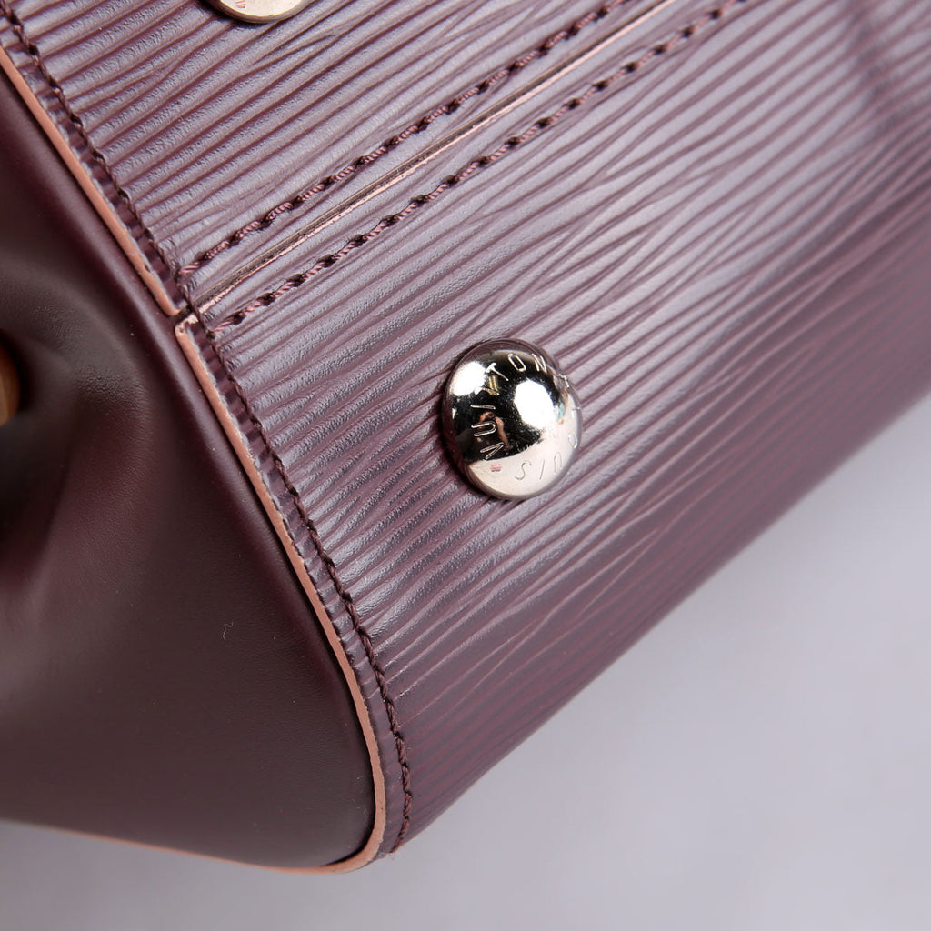 Louis Vuitton Cluny MM Epi Plum