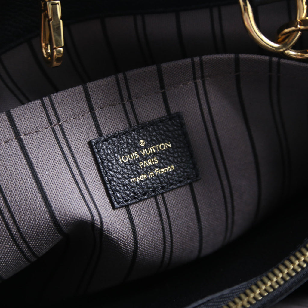 Louis Vuitton Montaigne MM Empreinte Black