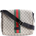 Gucci 475432 GG Supreme Ophidia Web Flap Messenger