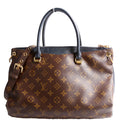 Louis Vuitton Pallas Tote Monogram Leather Side Navy