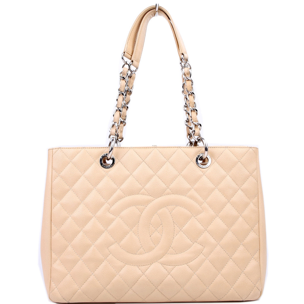 Chanel Grand Shopping Tote XL Caviar Beige