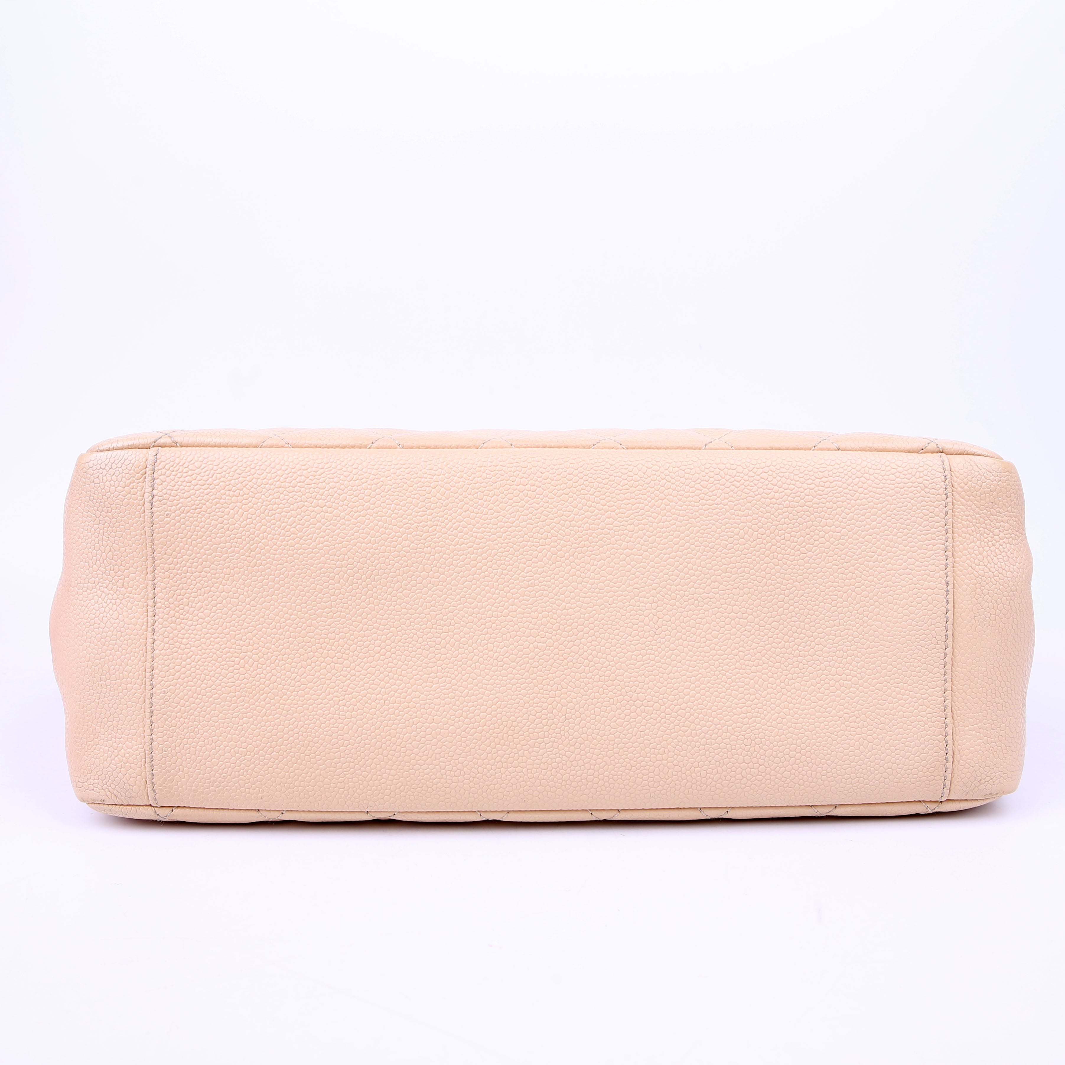 Chanel Grand Shopping Tote XL Caviar Beige