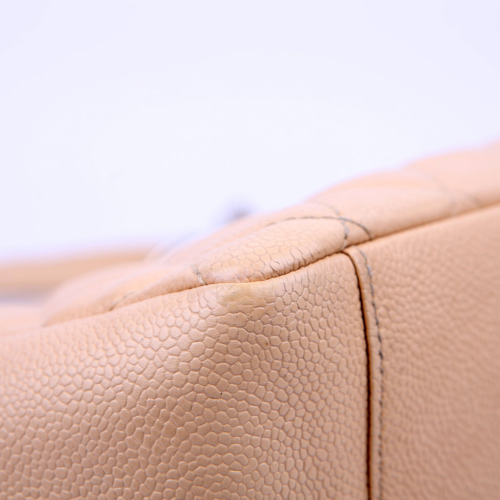 Chanel Grand Shopping Tote XL Caviar Beige