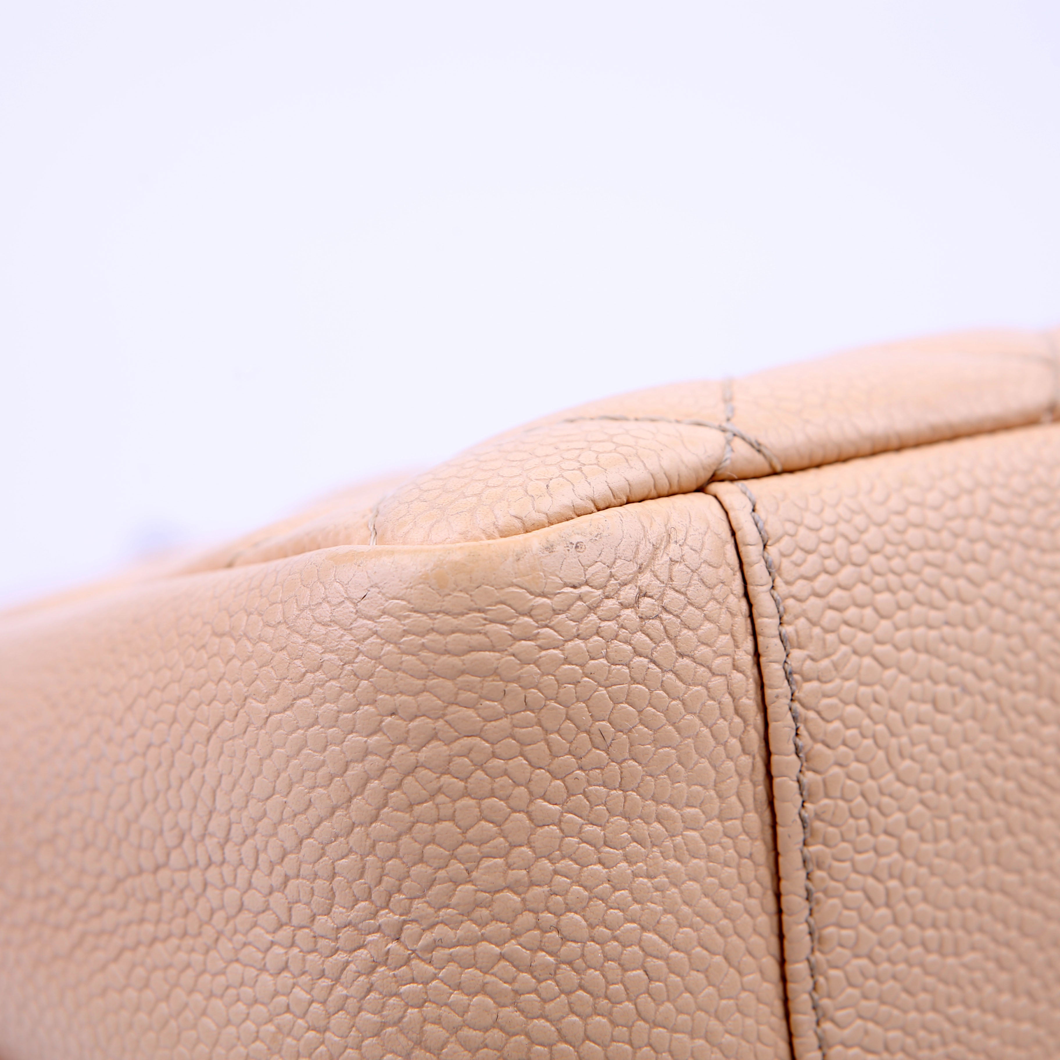 Chanel Grand Shopping Tote XL Caviar Beige