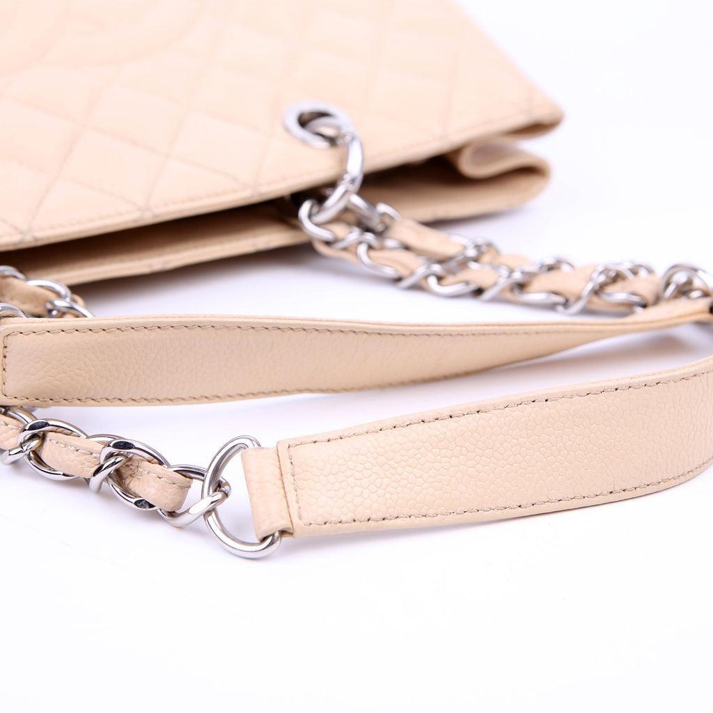 Chanel Grand Shopping Tote XL Caviar Beige