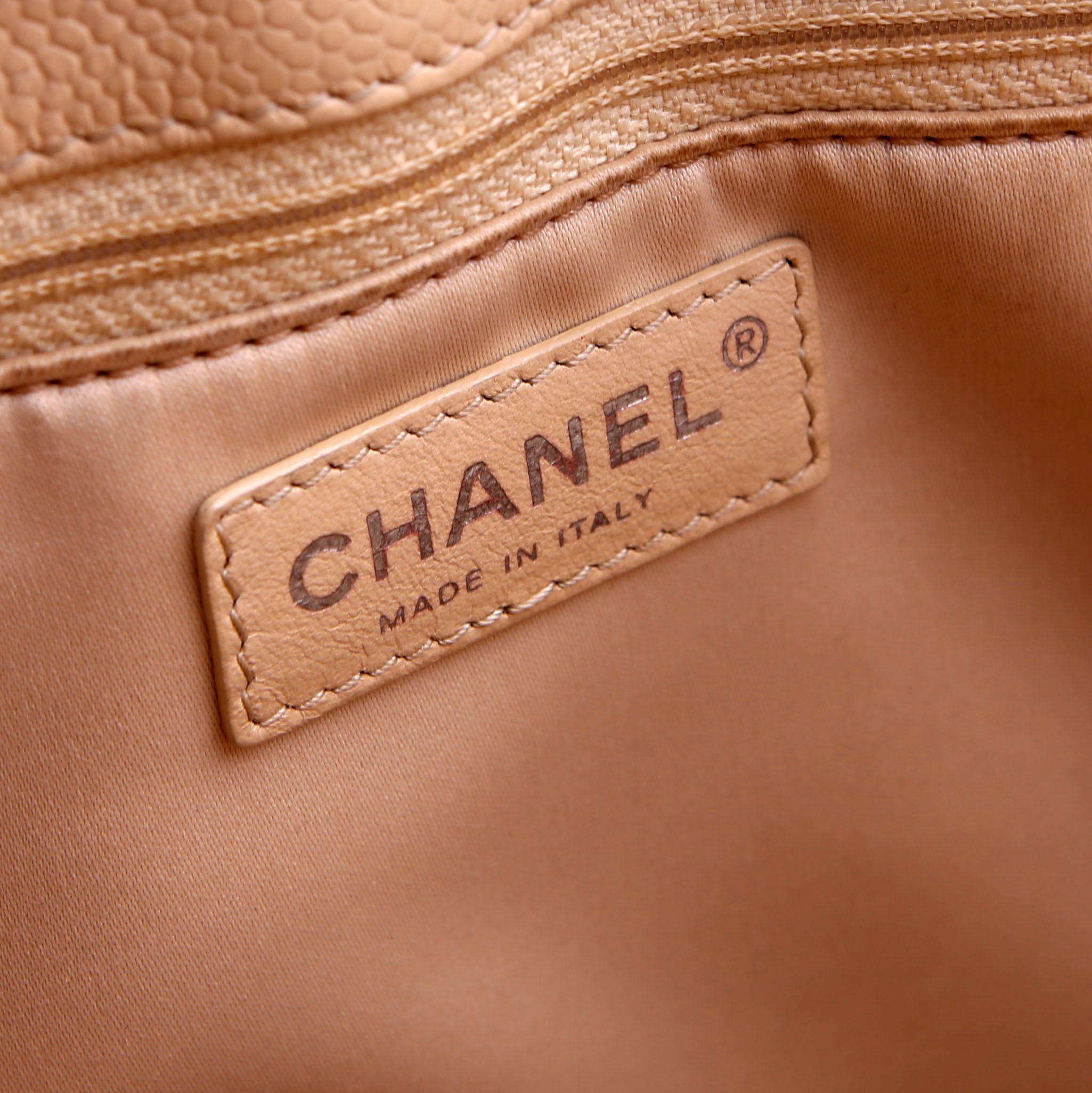 Chanel Grand Shopping Tote XL Caviar Beige